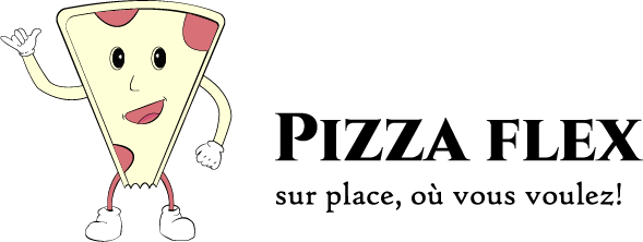 création logo pizza flex