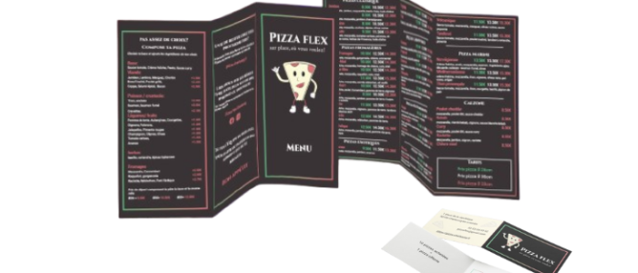 supports de communications pizza flex