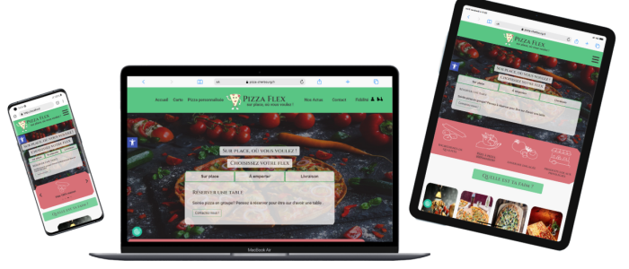 site internet Pizza Flex