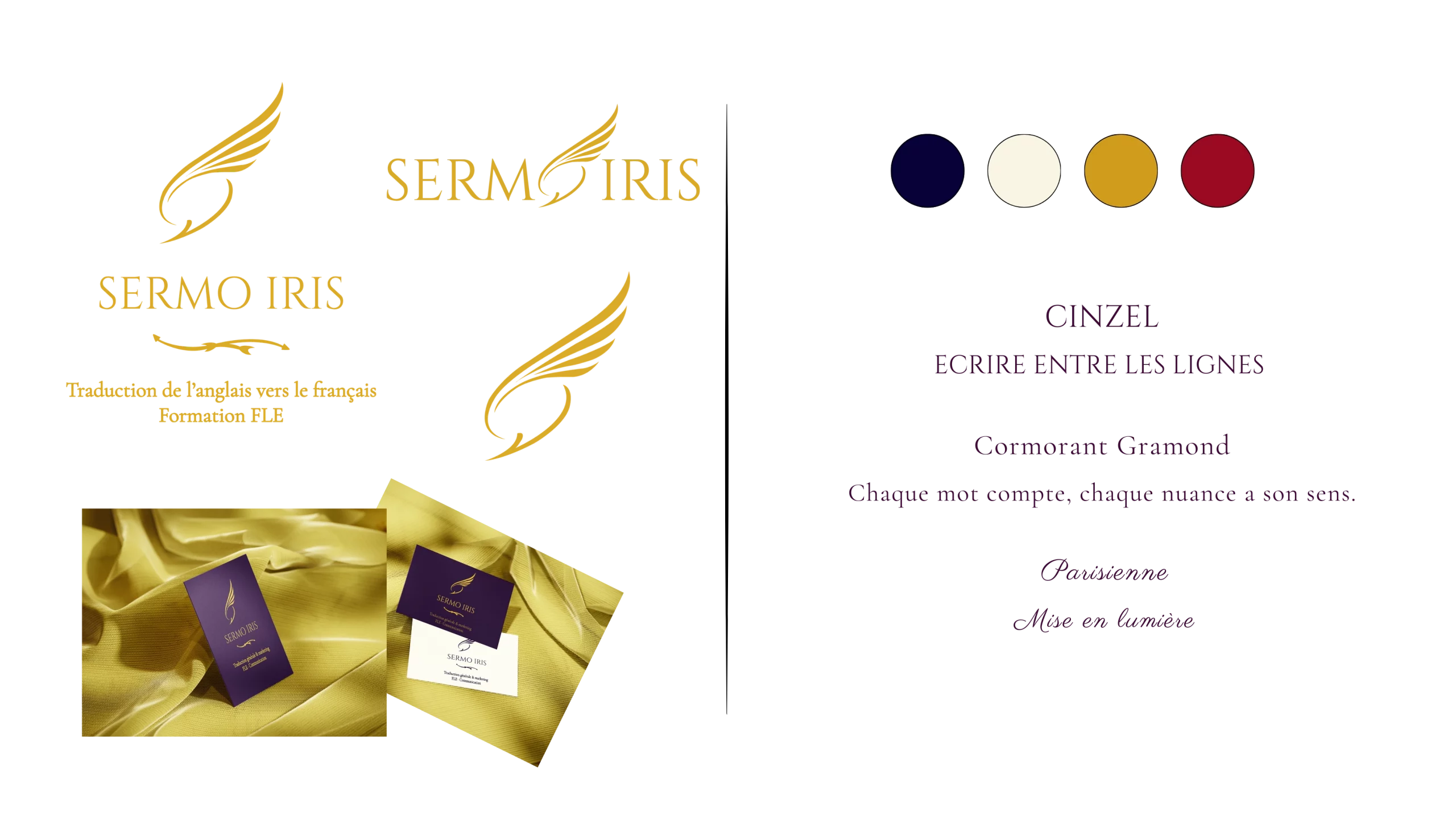 Logos et identité visuelle Sermo Iris