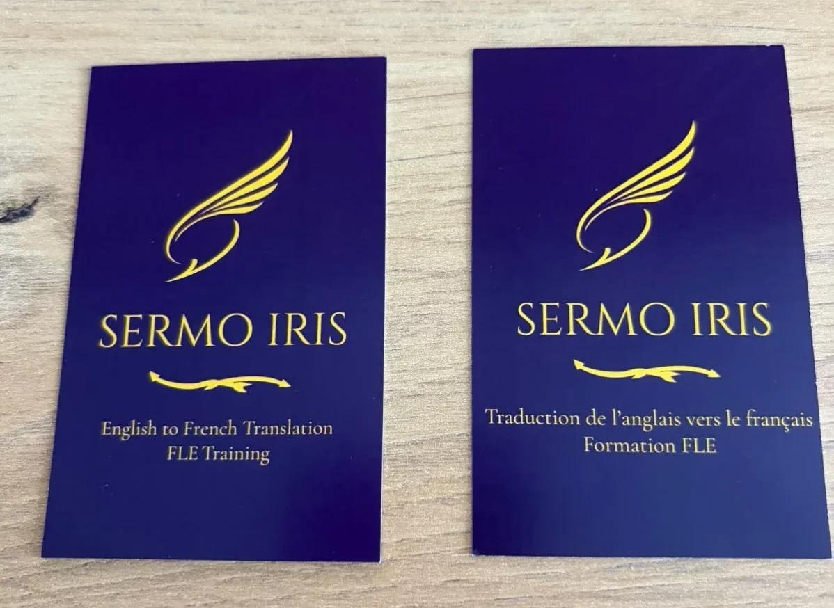 Recto carte de visite Sermo ris